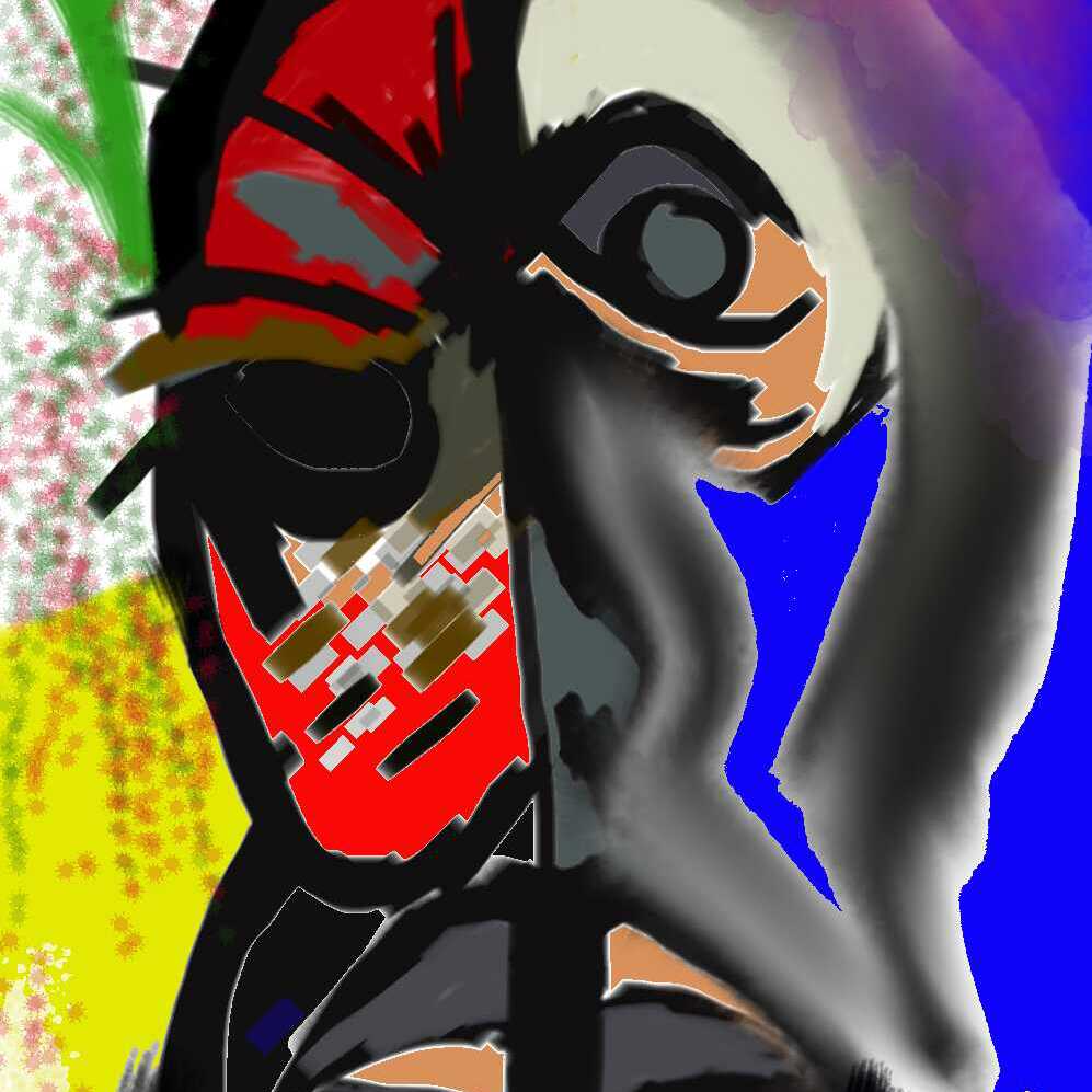 Life In Disfigured Times (Digital Art)