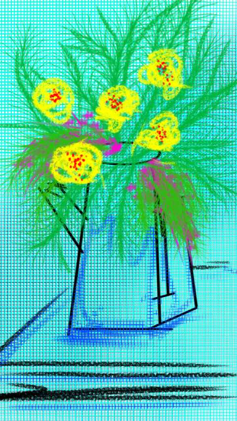 Pitcher Flowers (Digital Art)