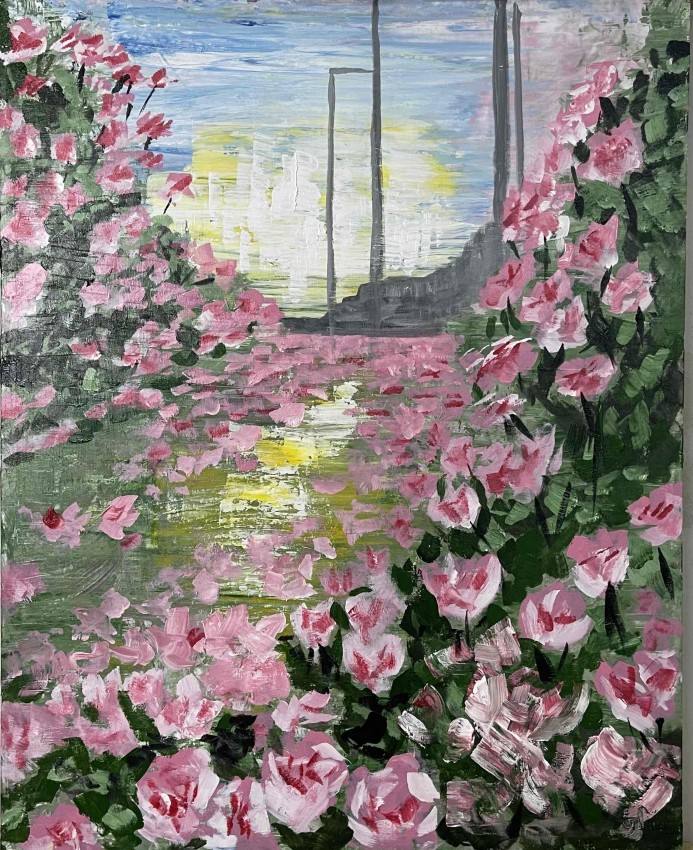 Sunrise With Roses