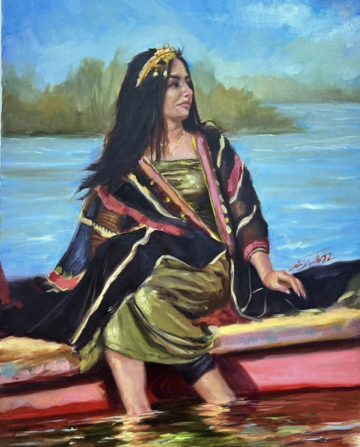 Sumarian Lady From Iraqi Ahwar