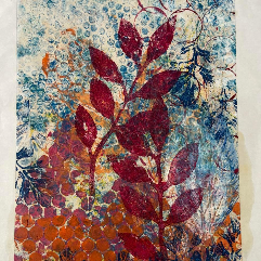 The red flower