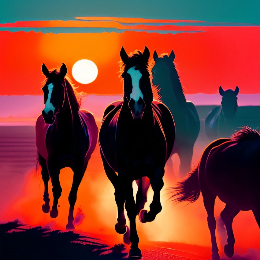 Galloping (Digital Art)