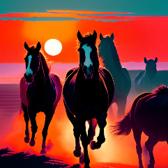 Galloping (Digital Art)