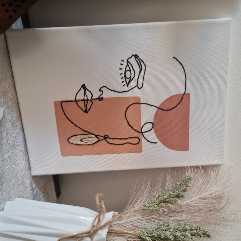 Thread & Acrylic Colors Artwork